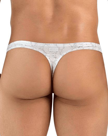 Clever 2063 Diamond Thongs Silver
