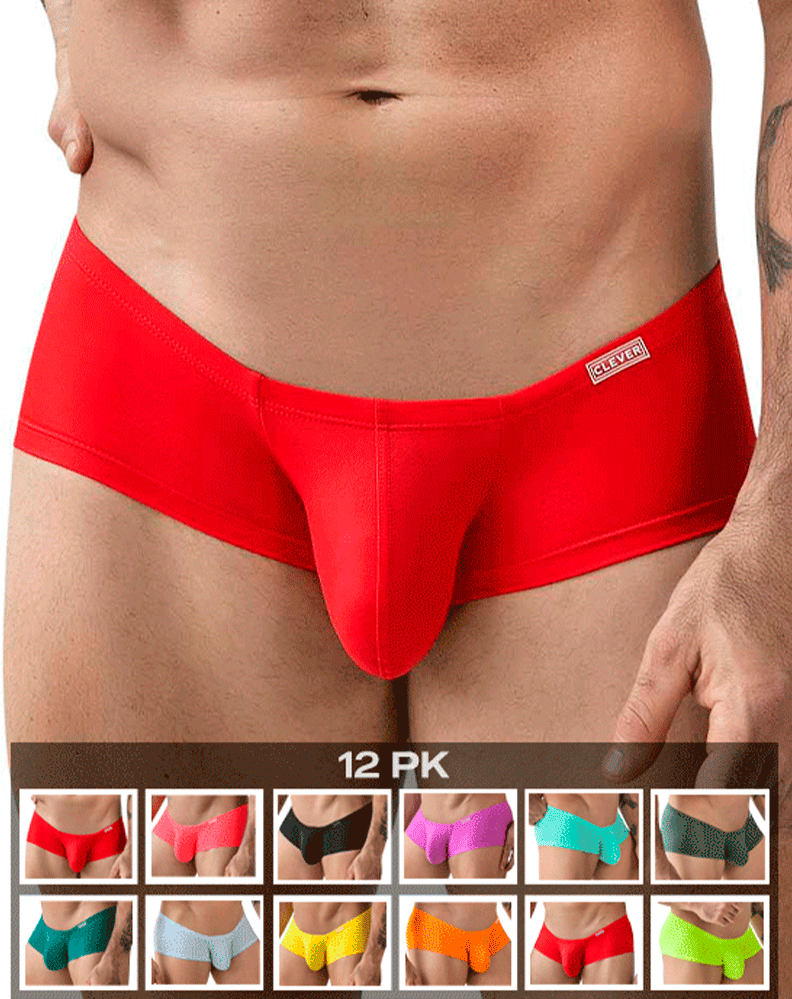 Clever 229956 12pk Australian Latin Trunks Multi-colored