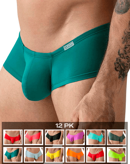 Clever 229956 12pk Australian Latin Trunks Multi-colored