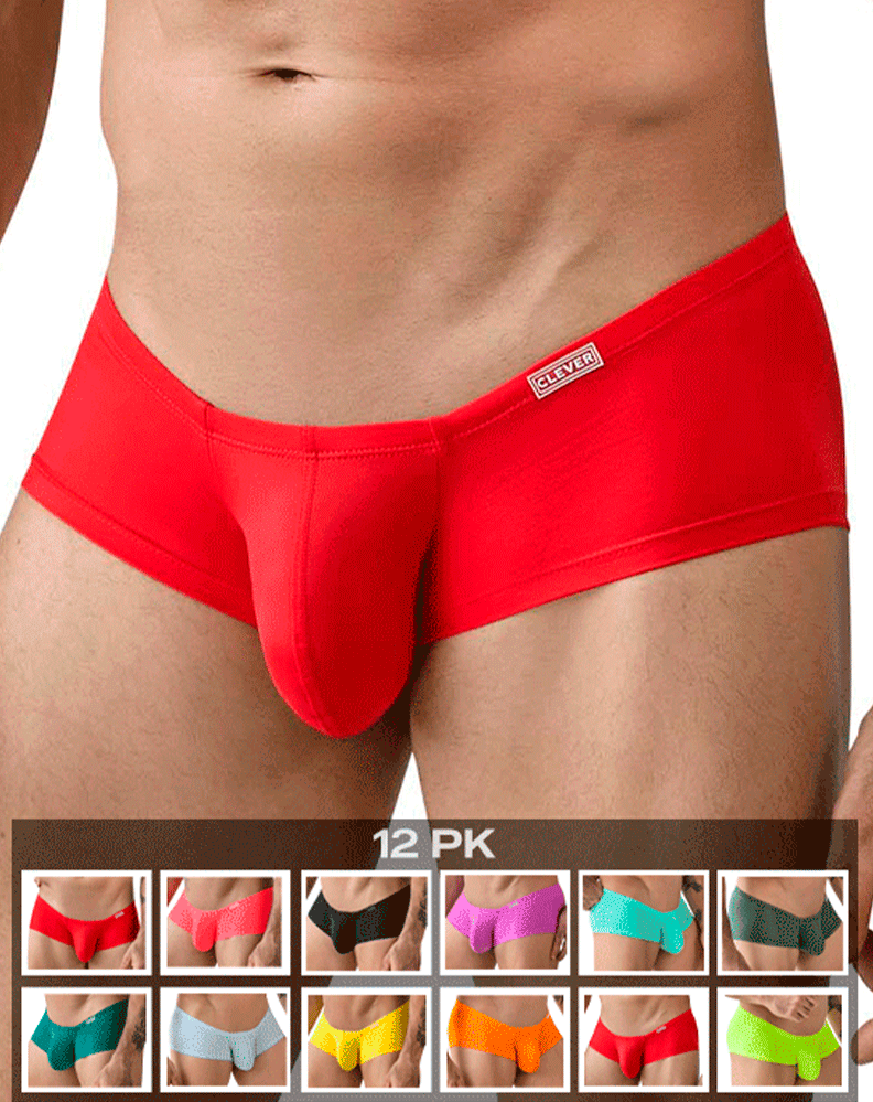 Clever 229956 12pk Australian Latin Trunks Multi-colored