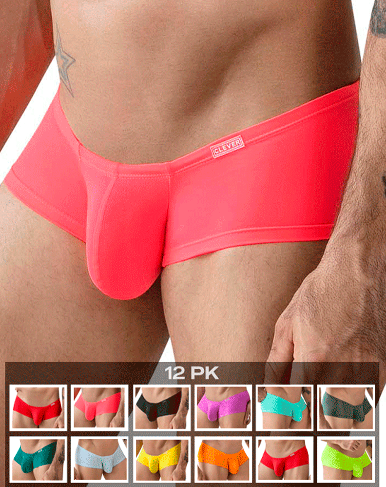 Clever 229956 12pk Australian Latin Trunks Multi-colored