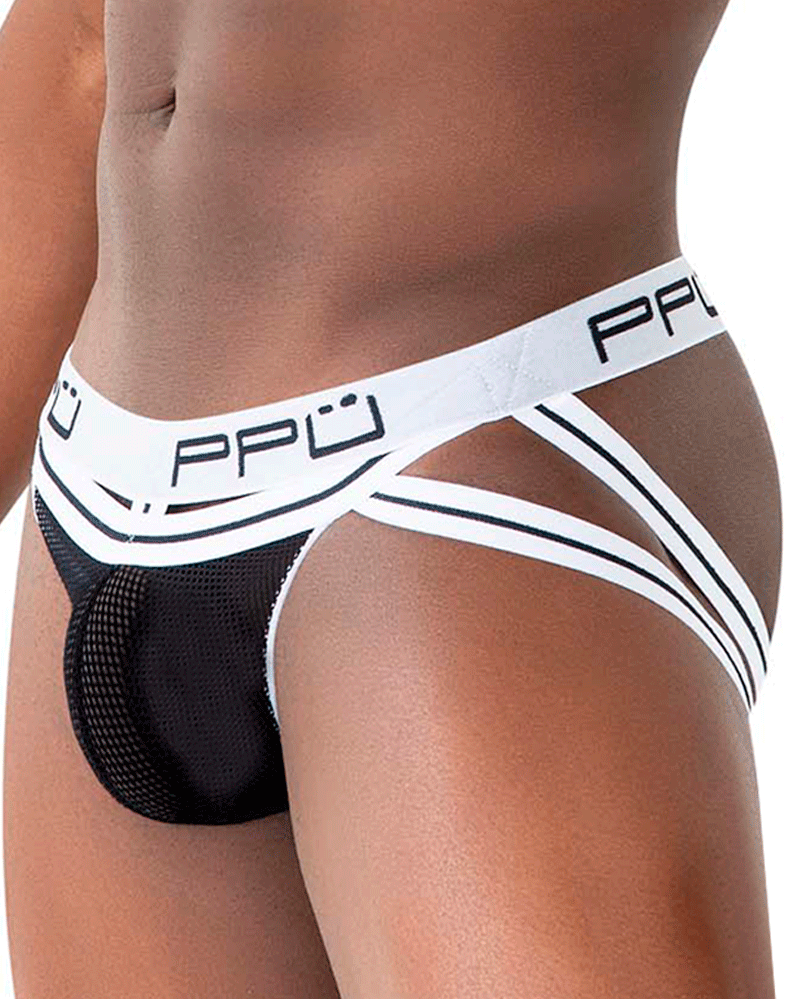 Ppu 2305 Mesh Jockstrap White