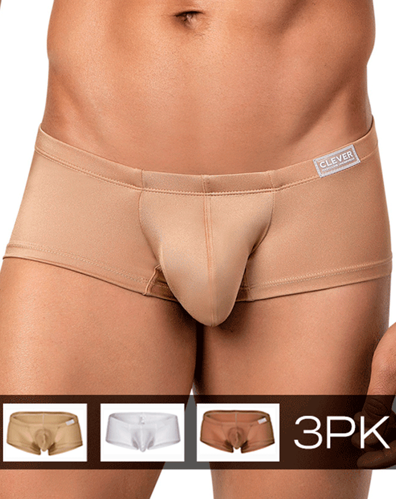 Clever 26069 3pk Australian Latin Trunks Multi-colored