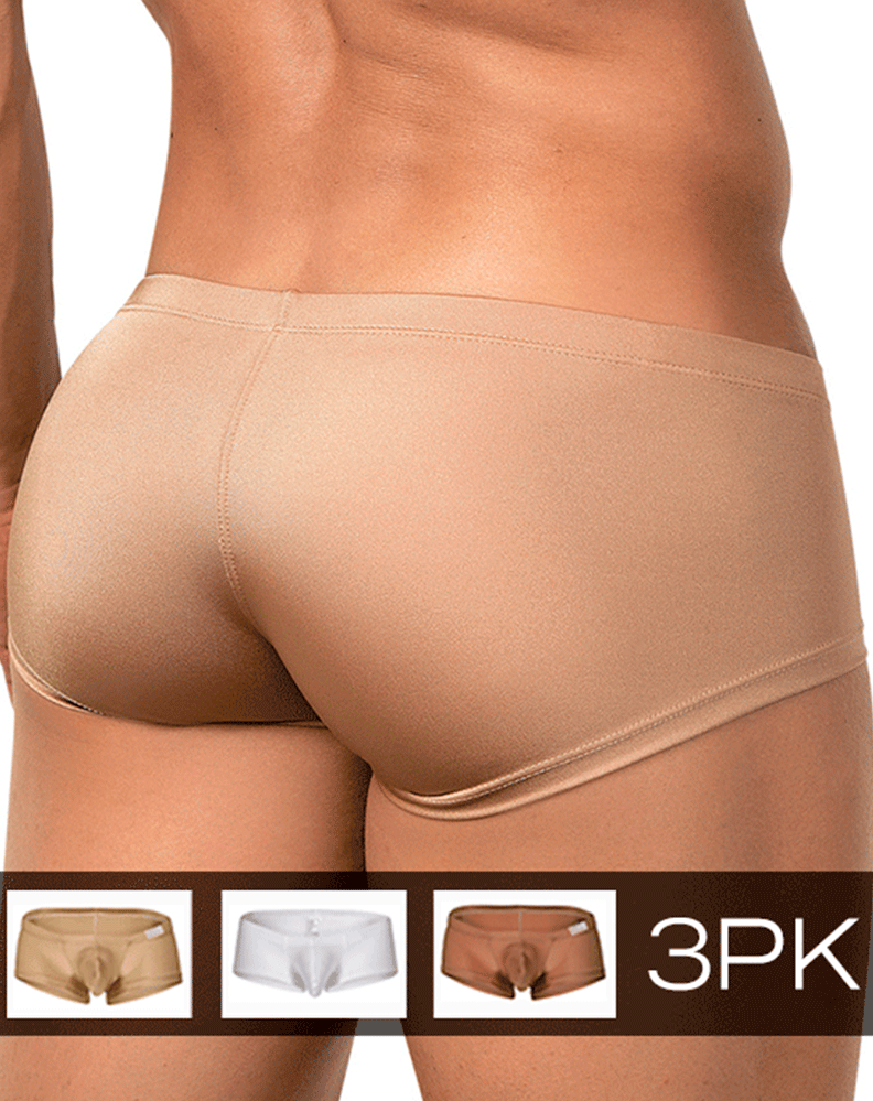 Clever 26069 3pk Australian Latin Trunks Multi-colored