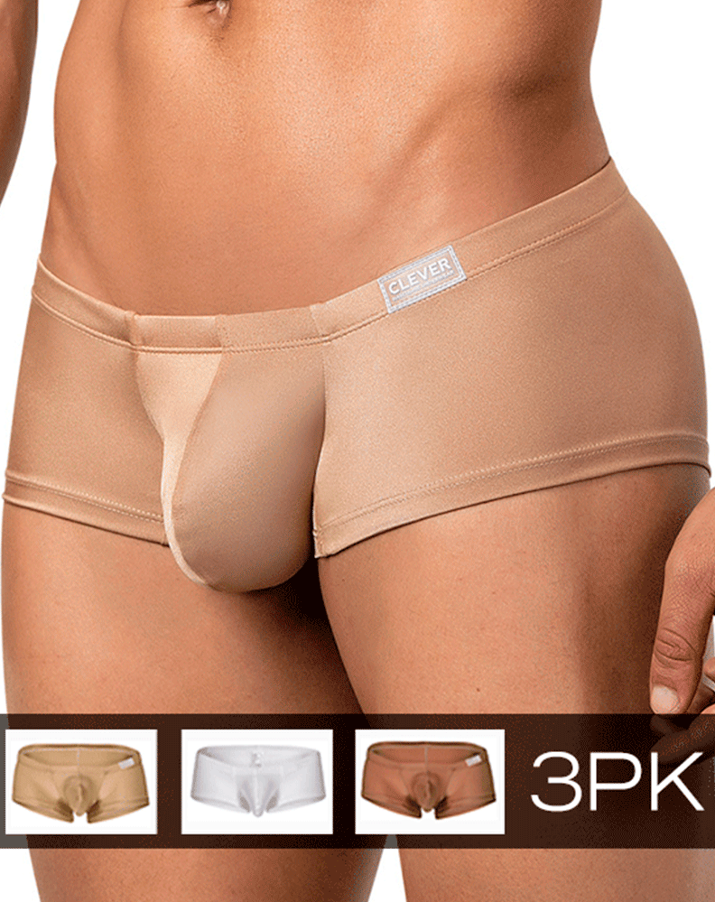 Clever 26069 3pk Australian Latin Trunks Multi-colored