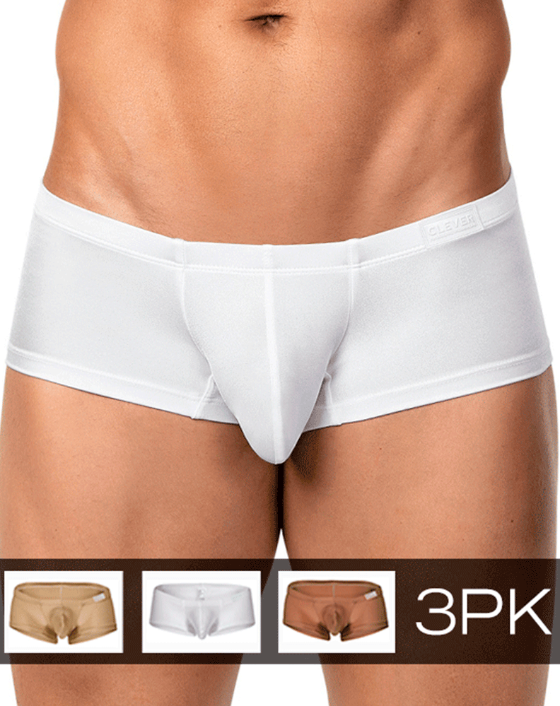 Clever 26069 3pk Australian Latin Trunks Multi-colored