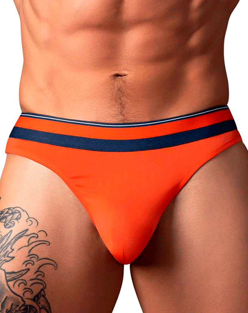 Male Power 412-299 Soo Cumfy Thong Orange