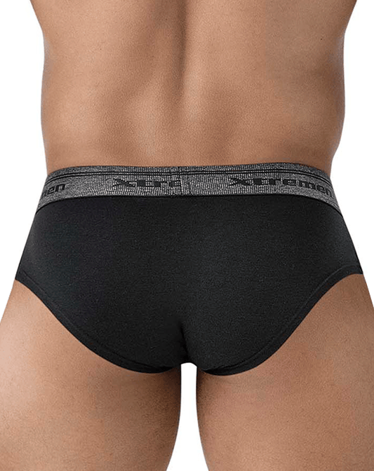 Xtremen 41315 Cotton Blend Briefs Black