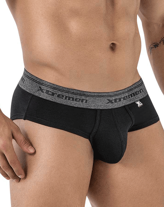 Xtremen 41315 Cotton Blend Briefs Black