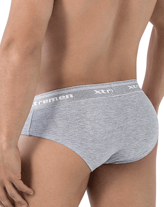 Xtremen 41315 Cotton Blend Briefs Jasper Gray