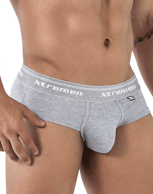 Xtremen 41315 Cotton Blend Briefs Jasper Gray