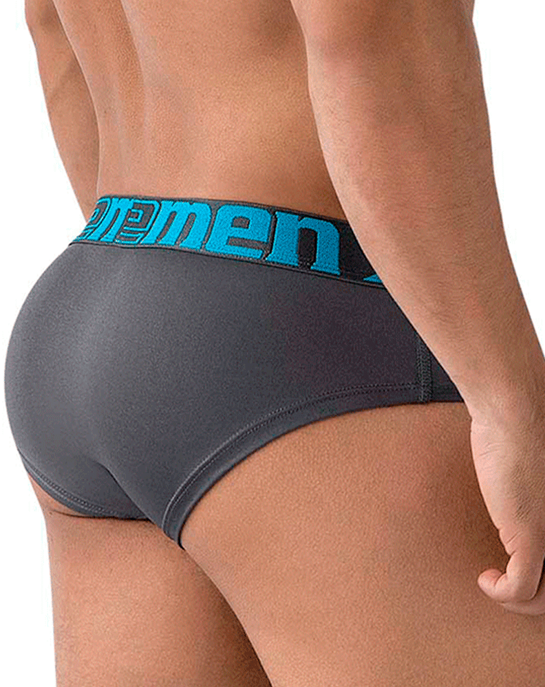 Xtremen 41316 Microfiber Briefs Gray