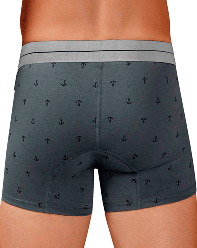 Hawair 42521 Cotton Blend Trunks Gray