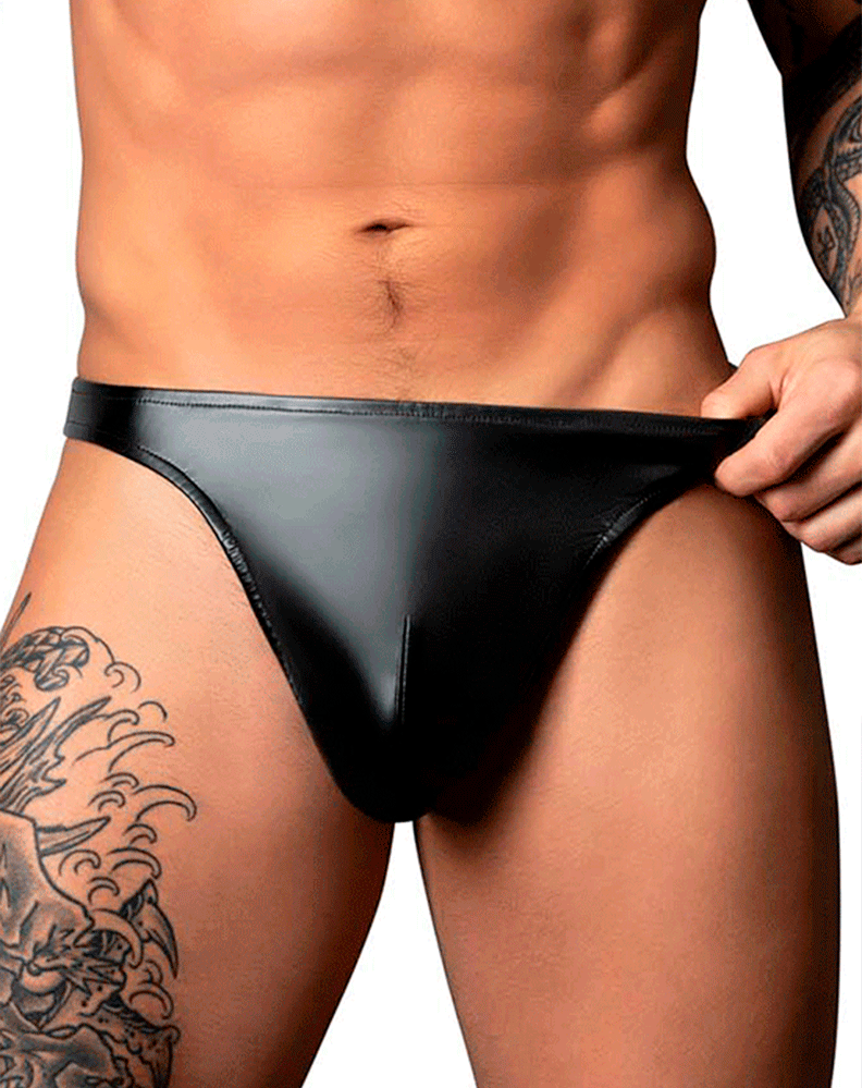 Male Power 442-301 Liquid Onyx 2.0 Bong Thong Black