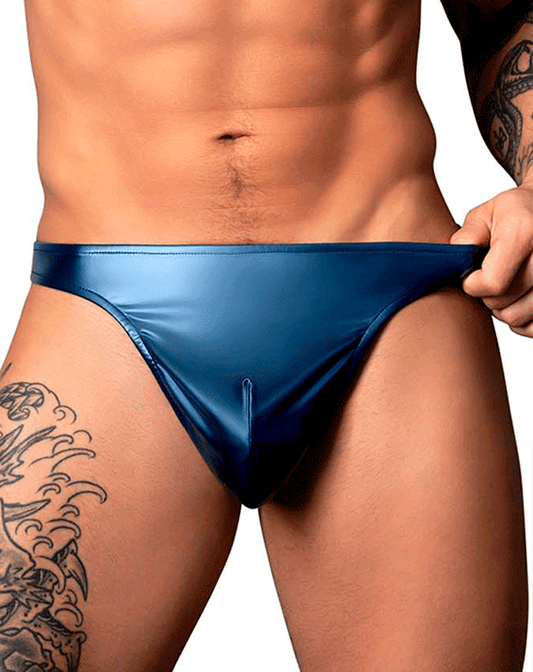 Male Power 442-301 Liquid Onyx 2.0 Bong Thong Blue