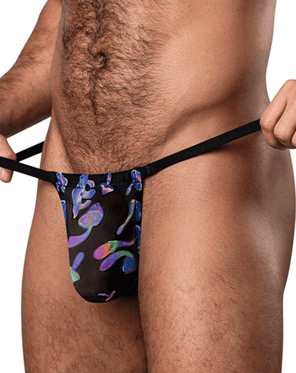 Male Power 450-294 Hazy Dayz Posing Strap Mushrooms