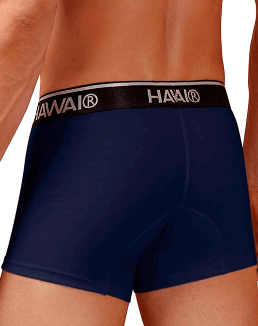 Hawair 4986 Cotton Blend Trunks Dark Blue-01