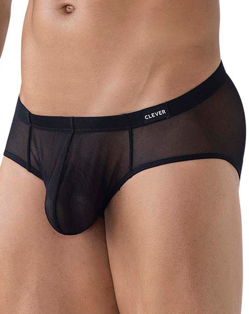 Clever 519962 3pk Australian Latin Briefs Red-black-grape