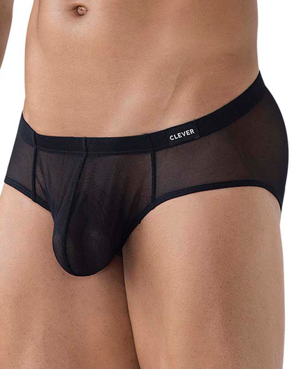 Clever 519962 3pk Australian Latin Briefs Red-black-grape