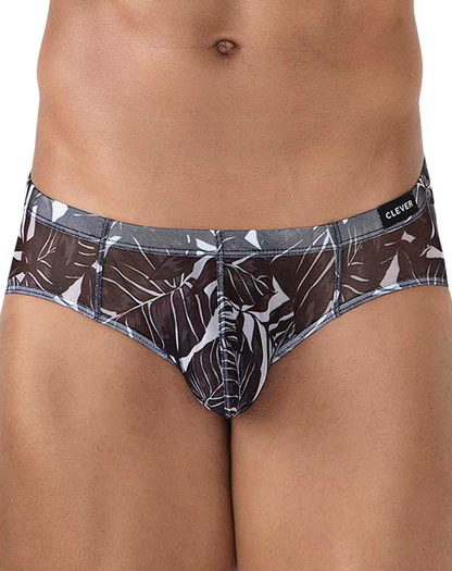 Clever 519963 3pk Australian Latin Briefs Blue-black-black