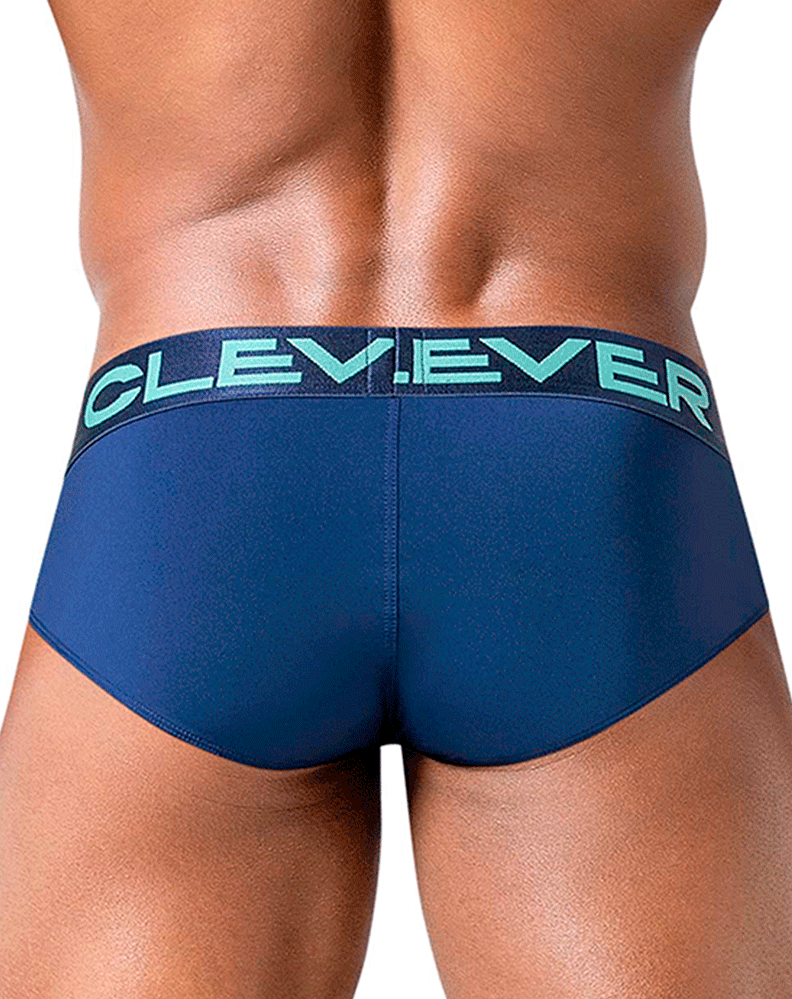 Clever 519968 3pk Australian Latin Briefs Beige-blue-green