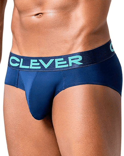 Clever 519968 3pk Australian Latin Briefs Beige-blue-green
