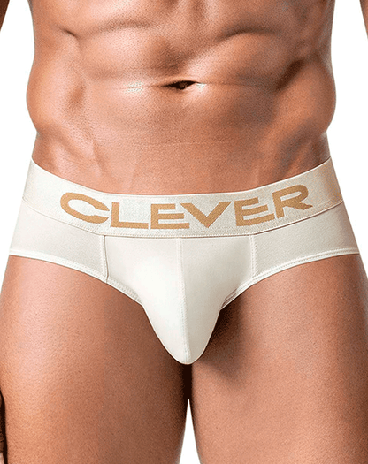 Clever 519968 3pk Australian Latin Briefs Beige-blue-green