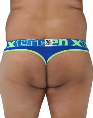 Xtremen 91031x-3 3pk Thongs Fuchsia-white-blue