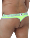 Xtremen 91031x-3 3pk Thongs Green-white-fuchsia