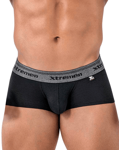 Xtremen 91205b Cotton Blend Trunks Black