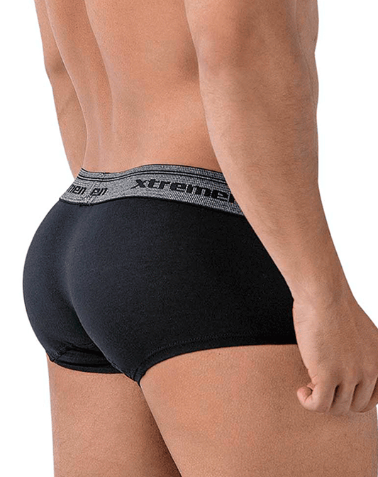 Xtremen 91205b Cotton Blend Trunks Black