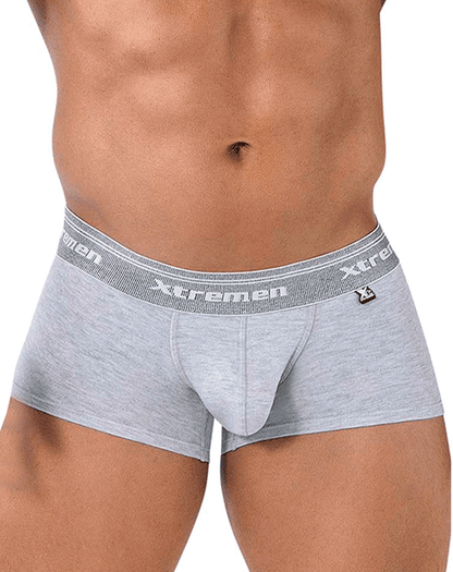 Xtremen 91205b Cotton Blend Trunks Jasper Gray