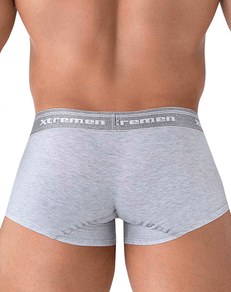 Xtremen 91205b Cotton Blend Trunks Jasper Gray
