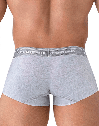 Xtremen 91205b Cotton Blend Trunks Jasper Gray