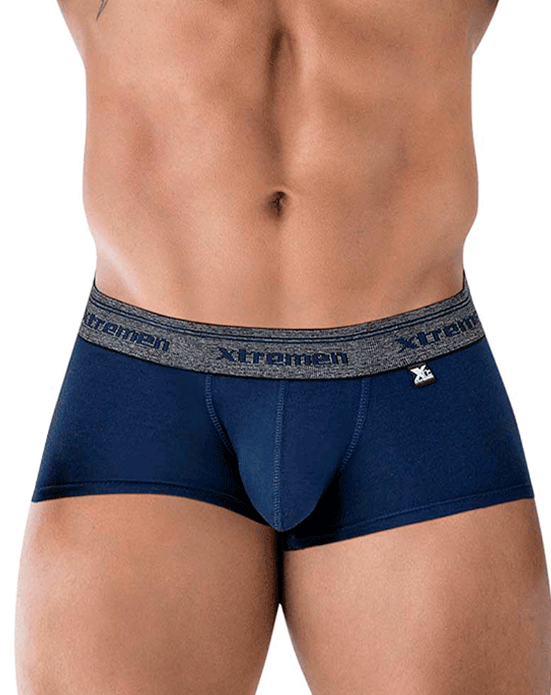 Xtremen 91205b Cotton Blend Trunks Navy