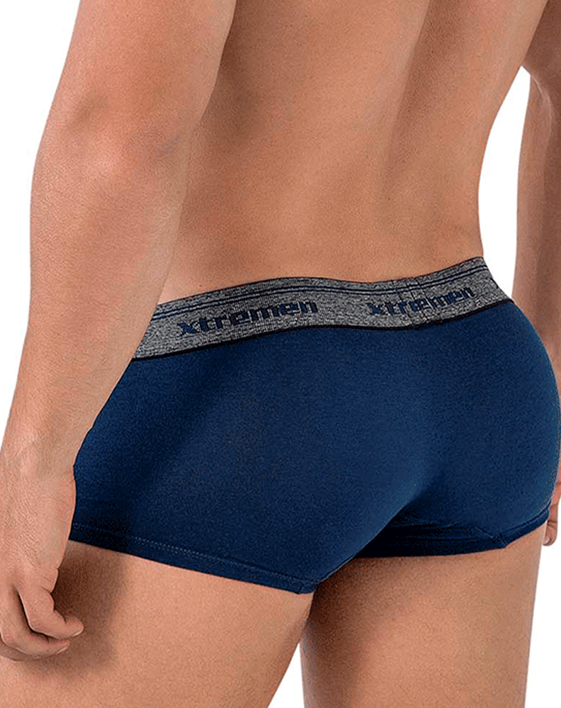 Xtremen 91205b Cotton Blend Trunks Navy