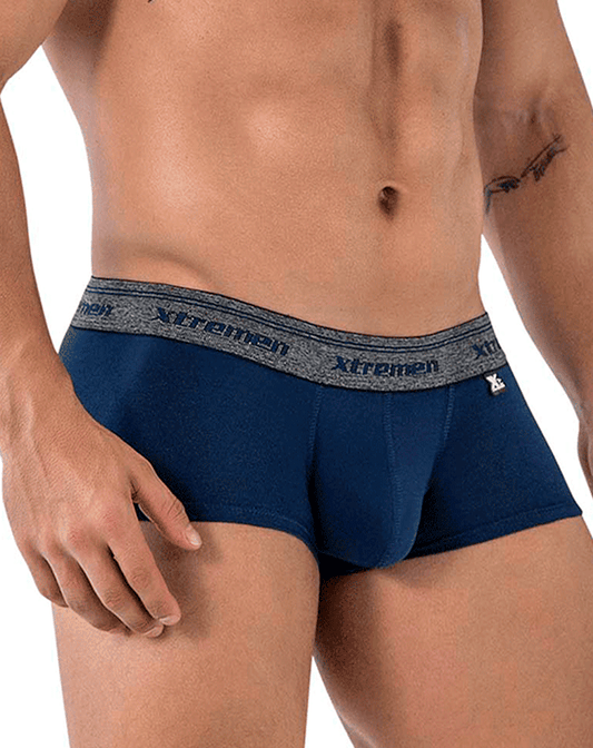Xtremen 91205b Cotton Blend Trunks Navy
