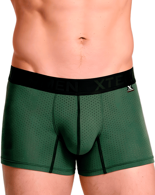 Xtremen 91251 Xtremen Micro-perforated Boxer Briefs Military Green