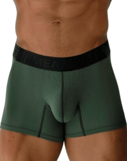 Xtremen 91251 Xtremen Micro-perforated Boxer Briefs Military Green