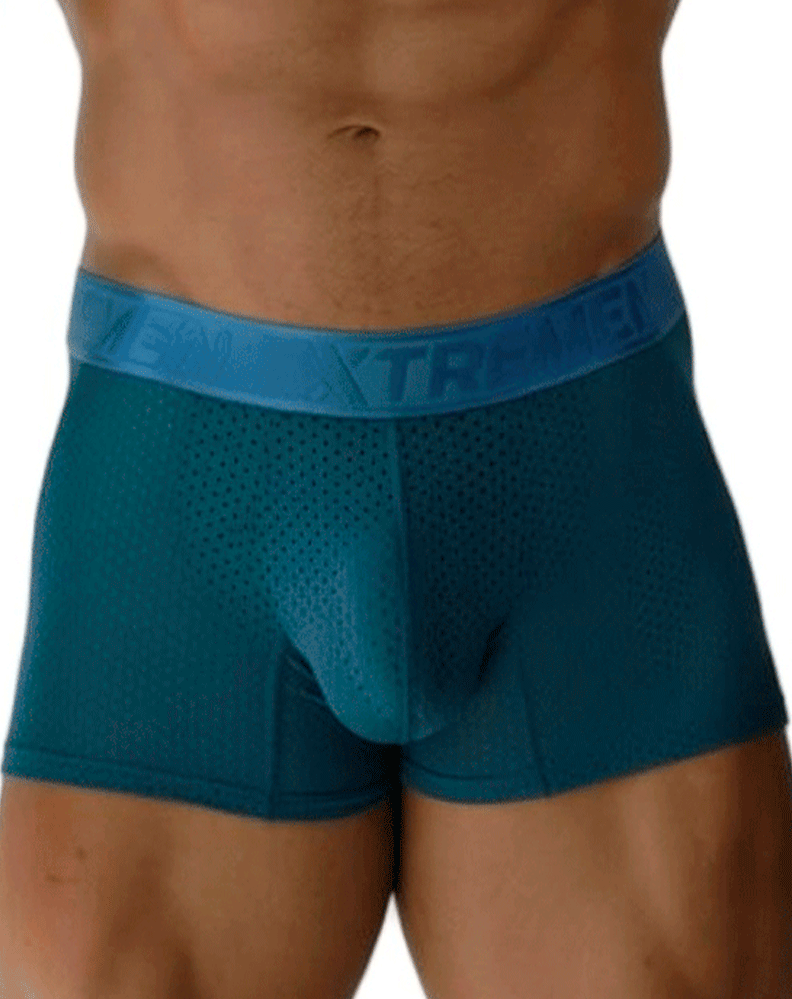 Xtremen 91251 Xtremen Micro-perforated Boxer Briefs Petrol