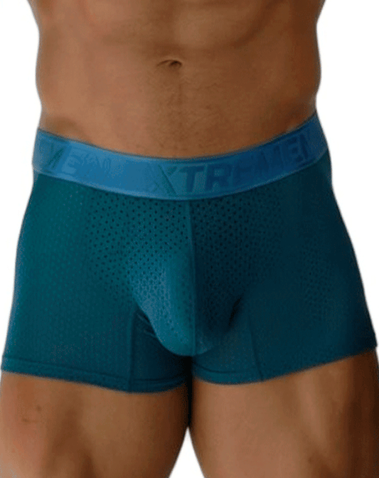 Xtremen 91251 Xtremen Micro-perforated Boxer Briefs Petrol