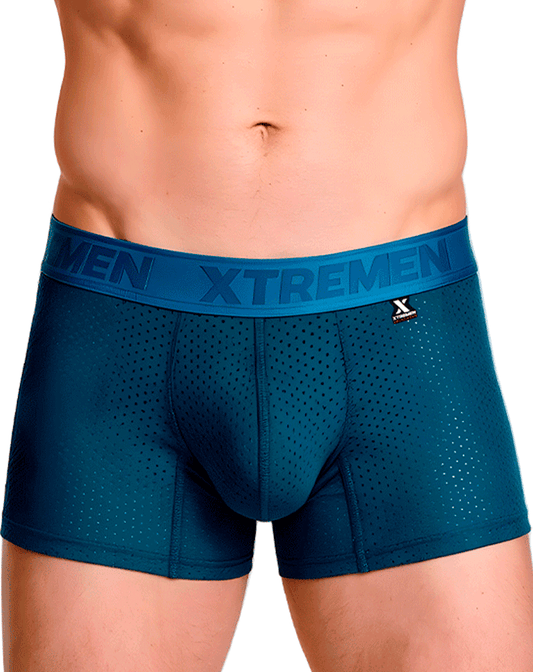 Xtremen 91251 Xtremen Micro-perforated Boxer Briefs Petrol