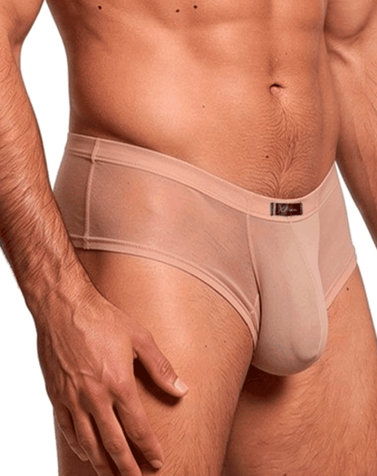 Xtremen 91263 Microfiber Mesh Briefs Brown