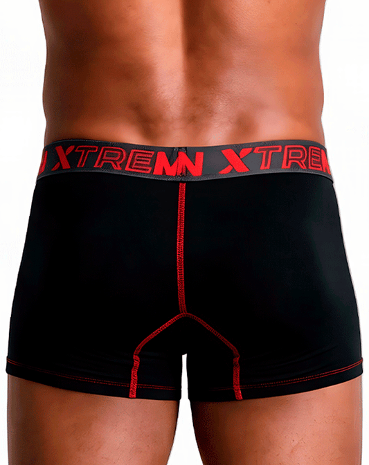 Xtremen 91271 Microfiber Boxer Briefs Black