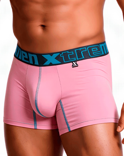 Xtremen 91271 Microfiber Boxer Briefs Pink