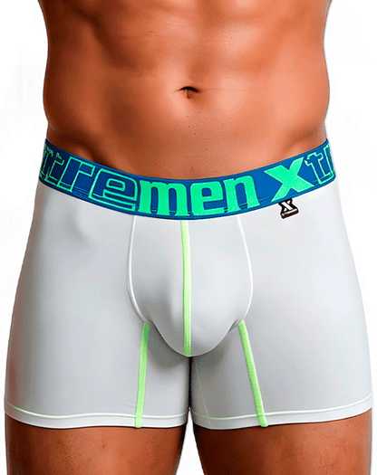 Xtremen 91271 Microfiber Boxer Briefs White
