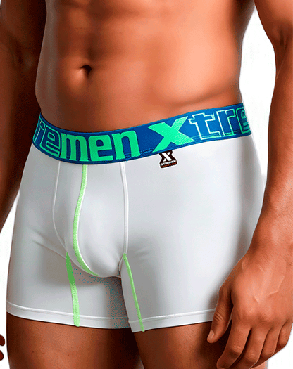 Xtremen 91271 Microfiber Boxer Briefs White
