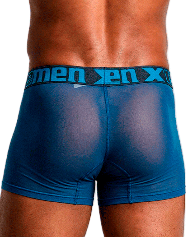 Xtremen 91277 Microfiber Mesh Boxer Briefs Blue