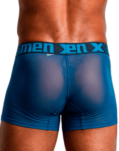 Xtremen 91277 Microfiber Mesh Boxer Briefs Blue
