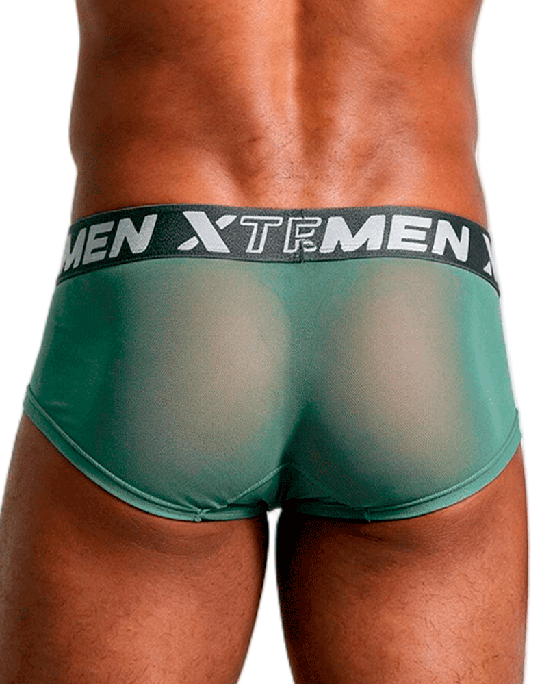 Xtremen 91279 Microfiber Mesh Briefs Green